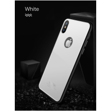 JOYROOM Apple iPhone XS JOYROOM JR-BP519 Crystal Üveg Hátlap - Fehér - Üveg tok és táska