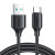 JOYROOM Cable to USB-A / Type-C / 3A / 0.25m Joyroom S-UC027A9 (black)