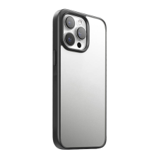 JOYROOM iPhone 15 Pro tok átlátszó-matt fekete (6956116770211) (JR-15Q2 Black) tok és táska