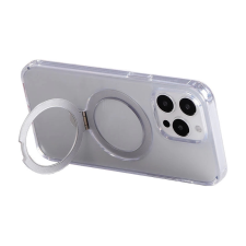 JOYROOM JR-BP004 Mágneses hátlaptok állvánnyal iPhone 15 Pro átlátszó tok és táska