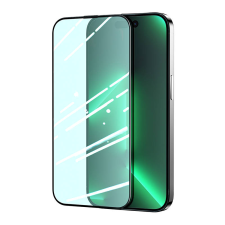 JOYROOM JR-G04 kékfényszűrős edzett üveg fekete szegéllyel iPhone 14 Pro Max mobiltelefon kellék