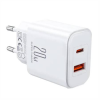 JOYROOM JR-TCF05 USB-A/USB-C 20W hálózati töltő fehér (JR-TCF05)