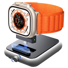 JOYROOM JR-WQW03 Apple Watch Okosóra töltő - Fekete (JR-WQW03) okosóra kellék