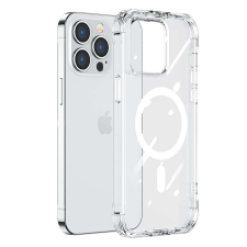 JOYROOM Magnetic Defender mágneses tok iPhone 14 Plus páncélozott tok kampókkal Állvány átlátszó... tok és táska
