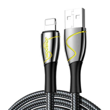 JOYROOM S-2030K6 USB-A - Lightning kábel 2m fekete (6941237151001) mobiltelefon kellék