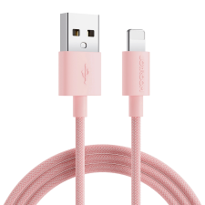 JOYROOM S-2030M13 USB-A - Lightning kábel 2.4A 2m - rózsaszín kábel és adapter