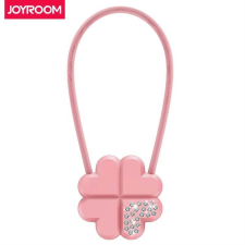 JOYROOM S-L125 Lucky Clover Lightning 0.2M Adatkábel - Rózsaszín mobiltelefon kellék