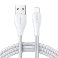 JOYROOM S-UL012A11 2.4A Lightning 3M Adatkábel - Fehér kábel és adapter