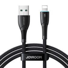JOYROOM Starry Series SA32-AL3 3A USB-A / Lightning kábel 1m - fekete kábel és adapter