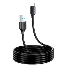 JOYROOM töltő / adatkábel USB - USB Type C 3A 2m fekete (S-UC027A9) kábel és adapter