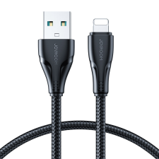 JOYROOM USB kábel - Lightning 2.4A 0.25 m fekete (S-UL012A11) mobiltelefon kellék