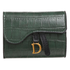  JOZY Zöld pénztárca, kártyatartó, női, elegáns és modern design, pénztárca