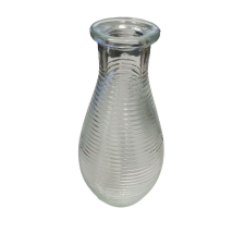  JS123316 ÜVEG VÁZA 14CM 3/S dekoráció