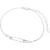 JSB Bijoux egymásba fűzött ovális forma, 92500521r (Ag925/1000, 2,46 g)