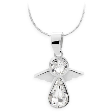 JSB Bijoux Swarovski® kristállyal díszített angyal nyaklánc (fehér) (8592661090190) nyaklánc
