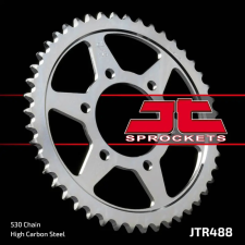 JT JTR488.43 hátsó lánckerék JT Erőátviteli alkatrészek Láncok, lánckerekek, láncszettek Hátsó lánckerekek egyéb motorkerékpár alkatrész