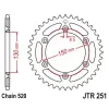 JT SPROCKETS Acél Öntisztító Hátsó Láncsor 251 - 520 JT SPROCKETS Kategorizálatlan termékek