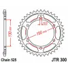 JT SPROCKETS Acél Standard Hátsó Láncsprocket 300 - 525 JT SPROCKETS Kategorizálatlan termékek