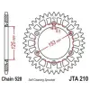 JT SPROCKETS Alumínium Ultra-Könnyű Öntisztító Hátsó Láncszem 210 - 520 JT SPROCKETS  Kategorizálatlan termékek