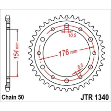 JT SPROCKETS Cink Standard Hátsó Láncszerkezet 1340 - 530 egyéb motorkerékpár alkatrész