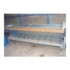 Juh etető mozgató nélkül Tüzihorganyzott kivitelben, egyoldalas bárány önetető (100 cm) haszonállat felszerelés
