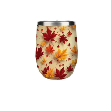  Juharlevél Mintás Hőszigetelt Utazóbögre JQ5855738 bögrék, csészék