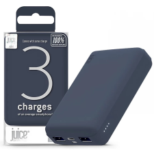 Juice ECO 3 Power Bank univerzális akkumulátor töltő 10000mAh sötétkék power bank