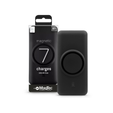 Juice Univerzális hordozható, asztali akkumulátor töltő - Juice ECO 7 MagTec Power Bank - USB + Type-C - 20.000 mAh - fekete mobiltelefon kellék