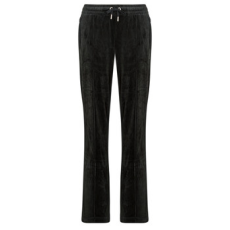 Juicy Couture Futónadrágok / Melegítők Tina Velour Track Pant With Diamante Branding Fekete EU XL