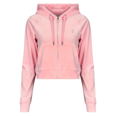 Juicy Couture Melegítő kabátok Madison Classic Velour Hoodie With Juicy  Logo Rózsaszín EU S