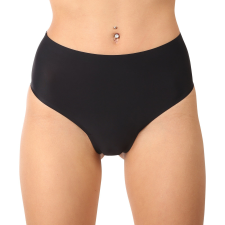 Julimex Fekete női alsók (String Maxi black) L női alsó
