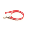 Julius-K9 B:JK9 IDC Lumino-póráz foszforeszkáló, piros, metál karabínerrel, 80cm, fogó nélkül