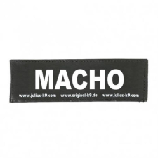 Julius-K9 B:Julius K9-MACHO felirat hámhoz kutyák részére nyakörv, póráz, hám kutyáknak