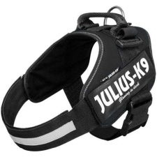 Julius-K9 IDC fekete powerhám kutyáknak (40-70 kg, 82-115 cm) nyakörv, póráz, hám kutyáknak