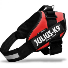 Julius-K9 IDC Powerhám, felirattal, Baby 1 Piros nyakörv, póráz, hám kutyáknak