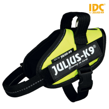Julius-K9 IDC®-Powerhám - neonzöld mini S 40-53 cm/22mm 14827 nyakörv, póráz, hám kutyáknak