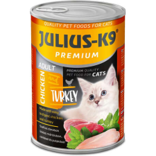 Julius-K9 Julius-K9 Cat Adult Chicken &amp; Turkey nedveseledel (20 x 415 g) 8.3 kg macskaeledel
