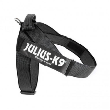 Julius-K9 Julius K-9 Color&amp;Gray IDC Hevederhám 2-es méret (fekete) 67-97cm nyakörv, póráz, hám kutyáknak
