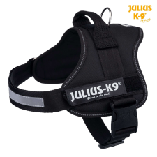  Julius K9 - Powerhám, felirattal, méret 0, 58-76cm, fekete 15031 nyakörv, póráz, hám kutyáknak