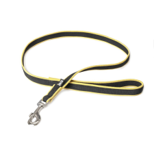  JULIUS-K9® Premium Jogging póráz fekete/sárga- 1,3 m nyakörv, póráz, hám kutyáknak