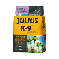 Julius K9 Utility Dog Junior bárány és gyógynövény - 340g kutyaeledel