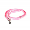 Julius K-9 | IDC Csőheveder póráz pink, foszforeszkáló csíkokkal - 25 mm/2,2 m