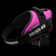  Julius K-9 IDC® Powerhám felirattal, méret 1 sötét pink nyakörv, póráz, hám kutyáknak