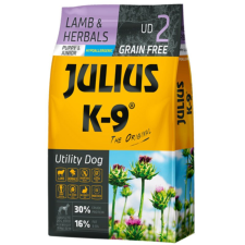 Julius K-9 Utility Dog Puppy Hypoallergenic Lamb & Herbals 10kg kutyaeledel
