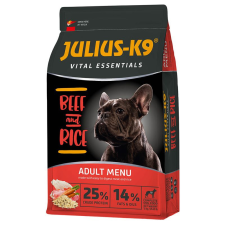 Julius K-9 | Vital Essentials | Száraztáp | Felnőtt kutyáknak | Marha, rizs - 3 kg kutyaeledel