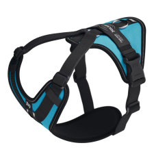 JuliusK9 JK9 Longwalk Light kutyahám okoseszköz-tartó hámfelirattal, aquamarine, méret: M nyakörv, póráz, hám kutyáknak