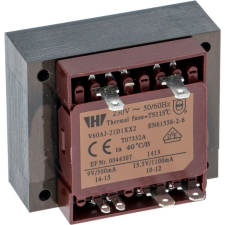 Jura TRANSZFORMÁTOR 230V 50/60Hz 9/15,5V kisháztartási gépek kiegészítői