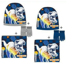 Jurassic World gyerek sapka + snood + kesztyű szett gyerek sapka