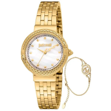  Just Cavalli Bold Snake női karóra, sárga arany, 30 mm, kvarc karóra