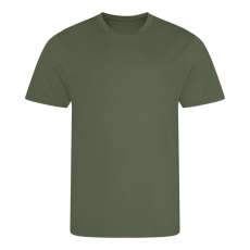 Just Cool JC001 környakas sport férfi póló Just Cool, Earthy Green-XL